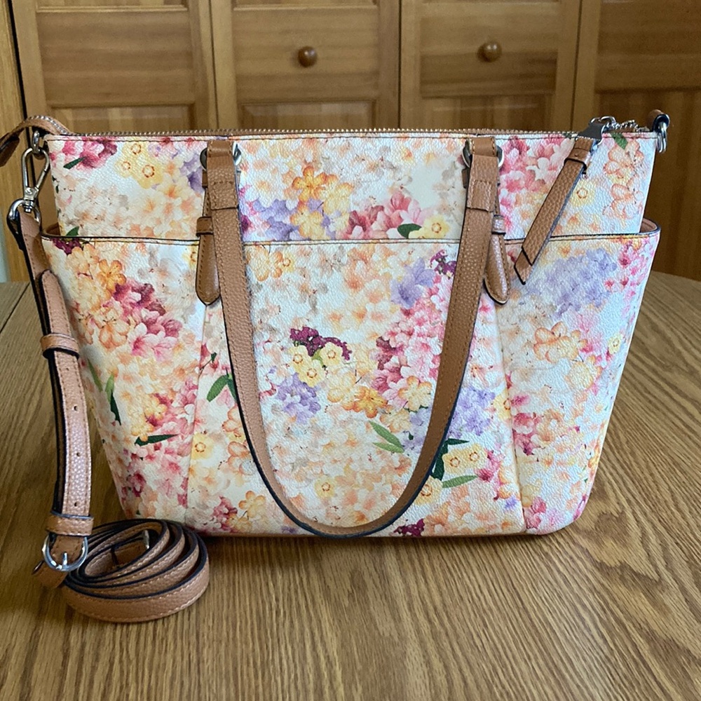 Dana Buchman “Cherry Tote” Crossbody Satchel - Picture 2 of 15